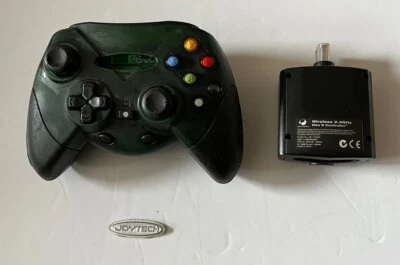 Joytech Wireless 2.4ghz Neo S Controller W/  Receiver Dongle For Xbox Original - Image 1 of 2