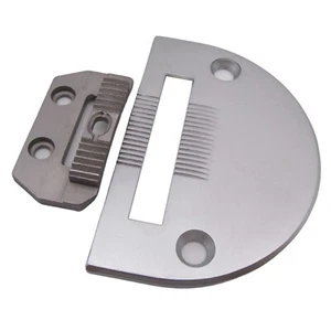 1 SET NEEDLE PLATE AND FEED DOG FIT FOR Seiko STH8BL Consew 206RB JUKI DNU-1541 - Picture 1 of 3