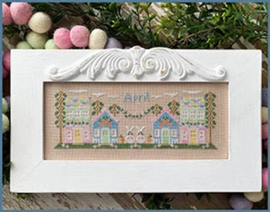 April Mini Village~Country Cottage Needleworks - Picture 1 of 1
