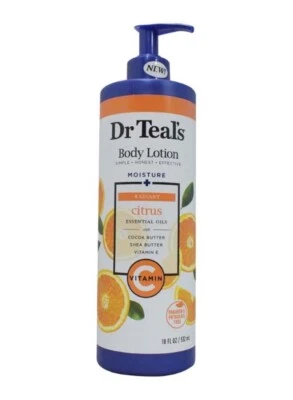 Dr Teal's Citrus White Body Lotion Moisturize Radiant Skin Vitamin C - 532ml