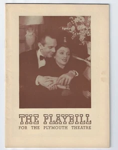 Original Playbill 1944 Lovers And Friends with Katharine Cornell  Raymond Massey - Picture 1 of 3