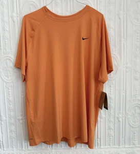 Nike DRI-FIT Ready Training T-Shirt Men's Orange Short Sleeve DV9815-815 SIZE XL - Picture 1 of 3