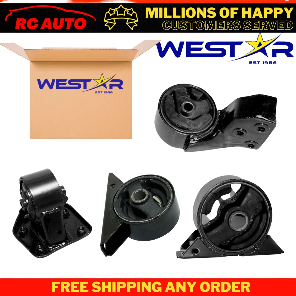 Juego de montaje de motor y transmisión para Eagle Summit 1995-1996 1,5 L para manual 4 piezas Foto 1 de 4