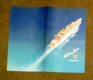 Oct 8, 1955 S. S. Lurline Honolulu, Hawaii-LA Matson Lines Passenger List, 8x14 - Picture 1 of 3