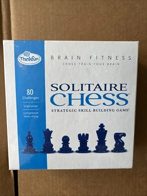 Solitaire Chess Brain Fitness  Strategic Skill Building Game, New / Sealed - Image 1 of 4