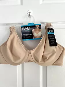NEU Bali Passion For Comfort seidig glatter BH Größe 38D beige DF3383 Neu mit Etikett - Bild 1 von 3