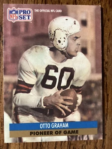Otto Graham - Cleveland Browns - 1991 Pro Set Fußball - Pionier des Spiels - #4 - Bild 1 von 1