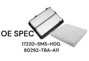 OE Spec Engine Air Filter & Cabin Air Filter TBA & 5MS Fits 2019 -2022 ACURA RDX - Picture 1 of 1