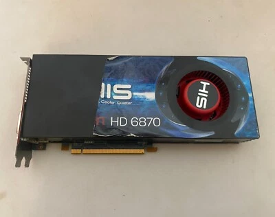 HIS AMD Radeon HD 6870 1 GB GDDR5 SDRAM PCI Express x16 Graphic Card H687F1G2M - Image 1 of 4