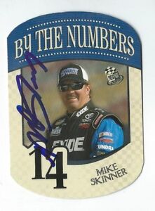 Mike Skinner Signed 2009 Press Pass By The Numbers Card #14/50    NASCAR