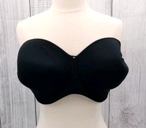 Fantasie Black Bandaue Bra Size 36J AA11 - Picture 1 of 7