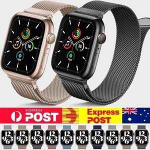 For Apple Watch iWatch Band Series 10 9 8 SE 6 5 Magnetic Stainless Steel Strap - Picture 1 of 17