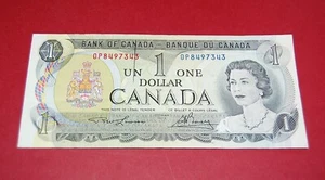 Canada Un $1 One Dollar 1973 Bank of Canada - Banque Du Canada - Picture 1 of 2