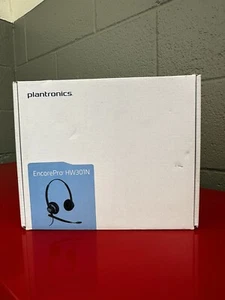 Plantronics HW301N EncorePro Wideband Headset Headset NEW, Open Box - Picture 1 of 6