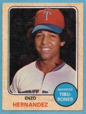 Pegatinas Liga Venezolana 1974 #222 Enzo Hernández en muy buen estado-en muy buen estado Tiburones A1500 Foto 1 de 2