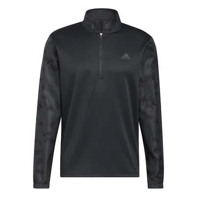 adidas Golf Splatter Print 1/4 Zip Mens Pullover Sweater Top