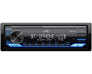 DIGITAL MEDIA RECEIVER WITH BLUETOOTH® JVC KD-X372BT FREE SHIPPING WORLDWIDE! - Picture 1 of 2