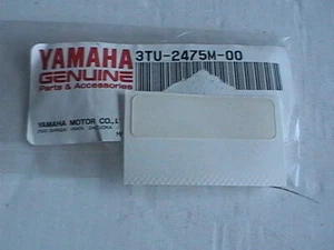 GENUINE YAMAHA SEAT SEAL 3TU-2475M-00 TZR50 1992 YZFR6 TZ50 YZF-R6 2001-2002 - Picture 1 of 2