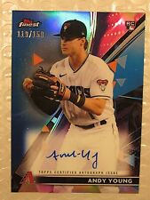 2021 TOPPS FINEST FA-AY ANDY YOUNG AUTO SIGNED DIAMONDBACKS ROOKIE BLUE 119/150