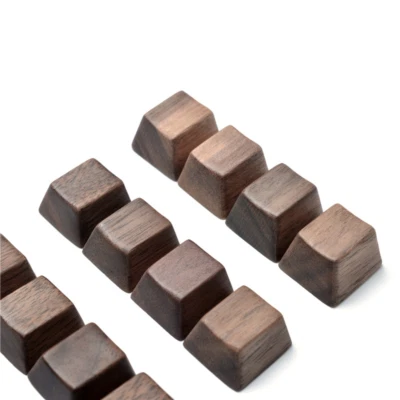 Black Walnut Handmade keycaps Delete Backspace R1-R4 Mechanical keyboard OEM Hig - Image 1 of 4