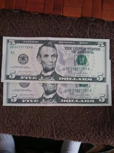 5 dollar bill Squince 2021 - Picture 1 of 4