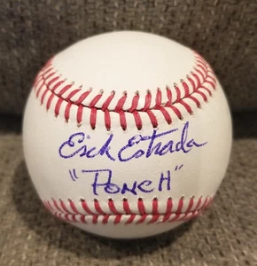 Erik Estrada signed handsigniert Major League Baseball CHiPs Ponch Police PSA COA - Bild 1 von 3
