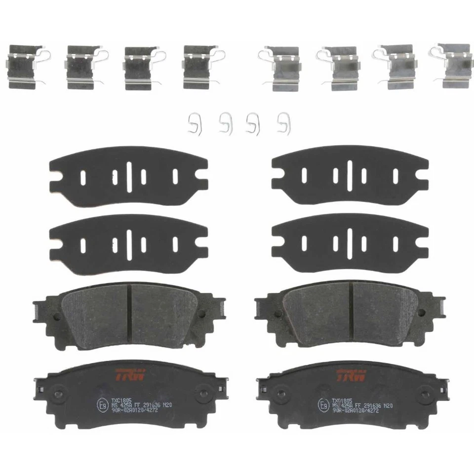 Комплект из 2 задних тормозных колодок TXC1805 TRW для Lexus NX300 NX300h NX200t 15-17 - Изображение 1 из 1