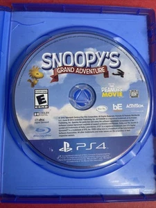 Peanuts Movie: Snoopy's Grand Adventure PS4 (Sony PlayStation 4, 2015) NUR DISC - Bild 1 von 3