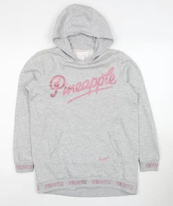 Pineapple Girls Grey Hoodie, 12-13 Years, Dance Print - Picture 1 of 12