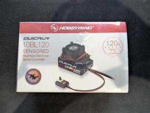 Hobbywing Quicrun 10BL120 G2 Sensored Brushless ESC 120A ESC Lipo DIY Plug. - Picture 1 of 3