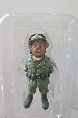 The Boyds Bear Collection Christmas Ornament Style 257116 Army Ornament Open Box - Image 1 of 3