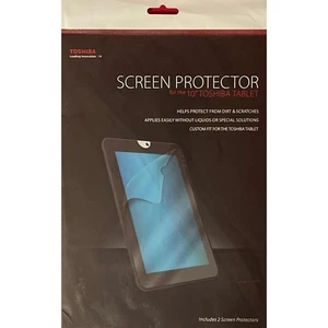Toshiba Tablet Screen Protector 10 Inch, Anti Scratch, Includes 2 - Picture 1 of 6