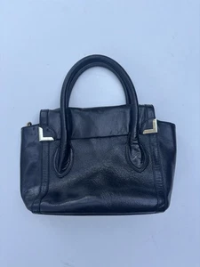 Foley Corinna Frances Satchel Handbag Black Leather Purse MISSING STRAP - Picture 1 of 9
