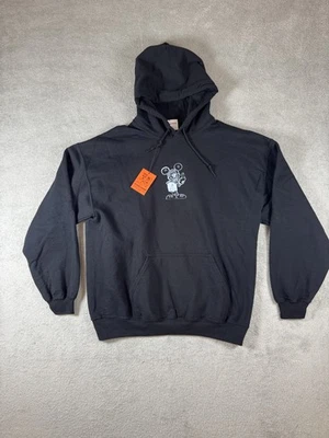 Sudadera con Capucha Mickey Mouse Parody Para Hombre Grande Negra Pullover Gráfico Ropa de Calle Vellón Foto 1 de 4