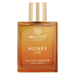 Bella Vita Luxury Honey Oud Eau De Parfum Unisex Perfume With Patchouli 100ml FS