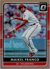 2016 Donruss Optic Orange #140 Maikel Franco /199 - NM-MT