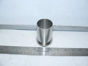 Stainless Steel Conflat Half Nipple Stud 3.38" CF DN50CF 2.00" Tube 3.21" OAL - Picture 1 of 3