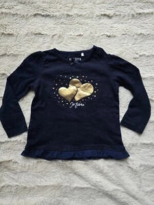 Blue Seven Shirt langarm Oberteil Pullover Pulli Baby Mädchen Grils Gr. 74 Blau - Bild 1 von 4