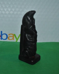 VTG Signed GREG WOLF INUIT Carved TOTEM POLE 5.25" Handcrafted CANADA Fish Frog - Picture 1 of 10