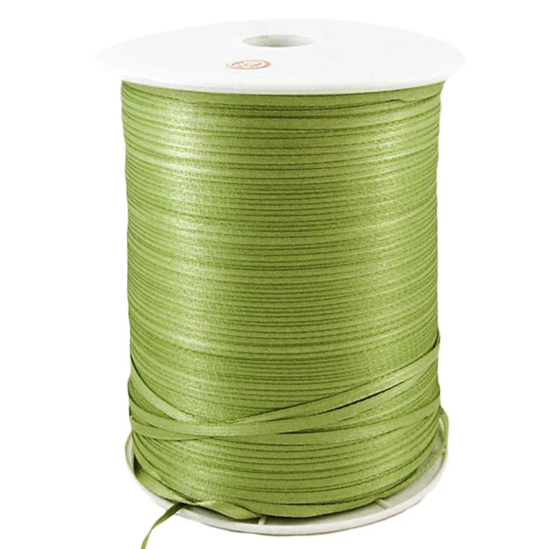 880yds/Roll 3mm Double Face Satin Ribbons Reel Gift Wrapping Wedding Craft 1/8" - Image 1 of 1