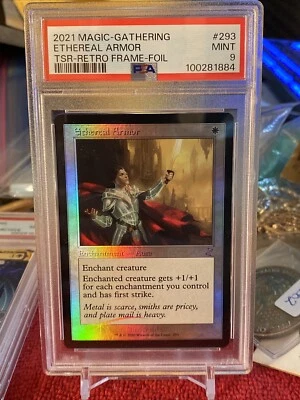 Ethereal Armor (Timeshifted) Time Spiral Remastered Foil MTG PSA 9 Mint Pop 1 - Image 1 of 4