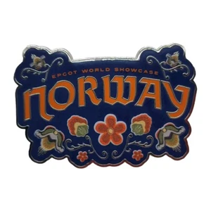 Disney Pin 2021 Epcot World Showcase Collection Norway Nordic Flowers #142389 - Picture 1 of 10