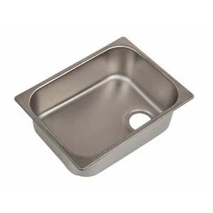 Edelstahl Spüle abgeschrägt Camping Einbauspüle Wohnmobil Spülbecken Küchenspüle - Zdjęcie 1 z 3