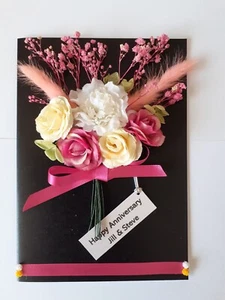 Handmade Personalised 3D Birthday Card, Anniversary Card, Mother's Day Card - Picture 1 of 4