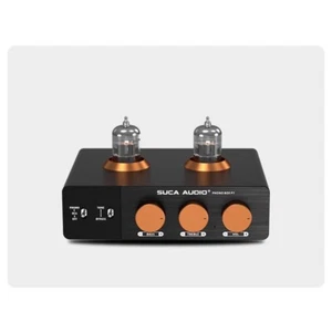 P7 HiFi Vinyl Mic Amplifier MM Phono+RCA Input Preamplifier ECC83 Tube Amplifier - Picture 1 of 4