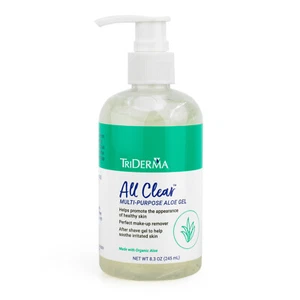 TriDerma All Clear Multipurpose Aloe Gel for Face and Body 8.3 Ounces - Picture 1 of 6