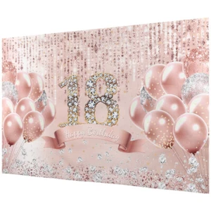 18th Birthday Party Supplies Outdoor Ornaments Girls Banner for Decoration Miss - Picture 1 of 12