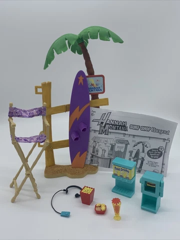 Disney Channel Hannah Montana Rico’s Surf Shop Set Surf Board Beach Cover