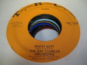 Jazz Funk 45 THE RAY CHARLES ORCHESTRA Booty Butt / Sidewinder on Tangerine - Picture 1 of 1