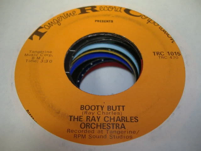 Jazz Funk 45 THE RAY CHARLES ORCHESTRA Booty Butt / Sidewinder on Tangerine - Image 1 of 1